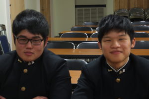 電気　左　岸田利音君・右　池亮一郎君